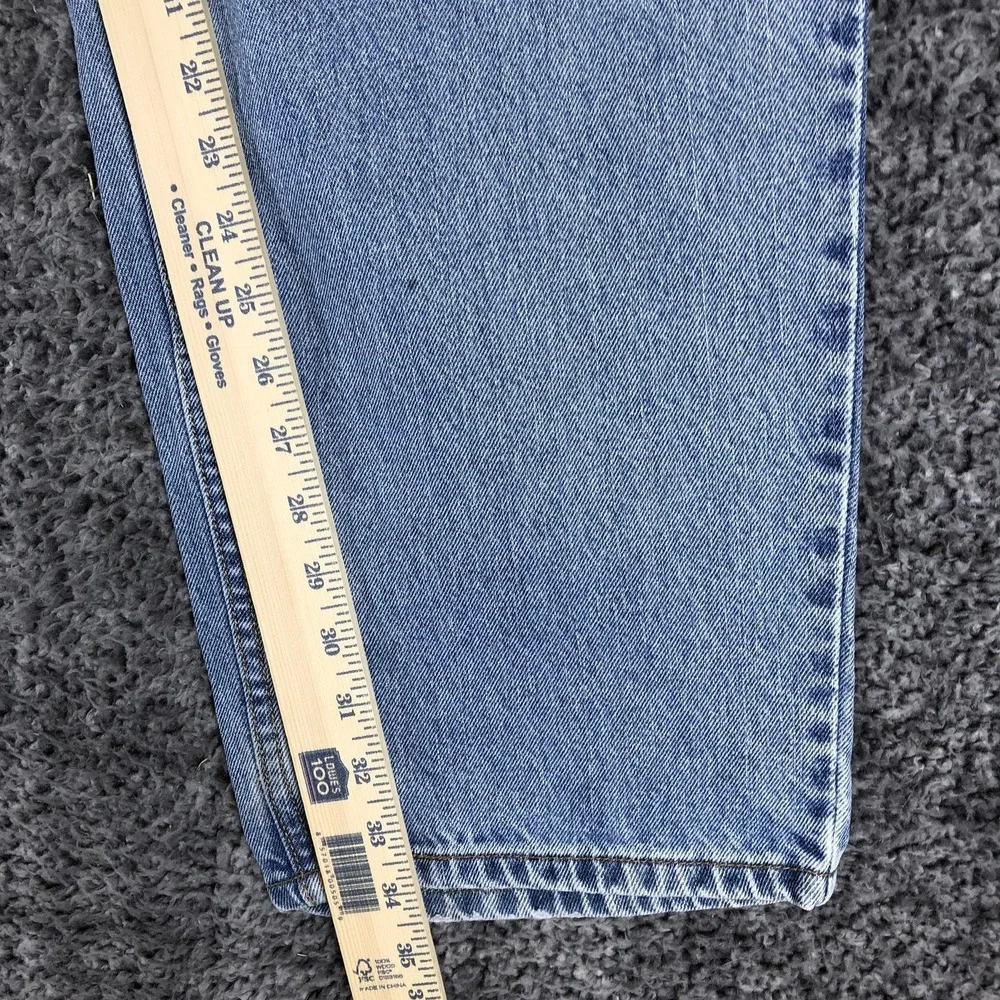 Levis 560 Jeans Mens 38x33 Blue Relaxed Fit Tapered Denim Light Wash Casual